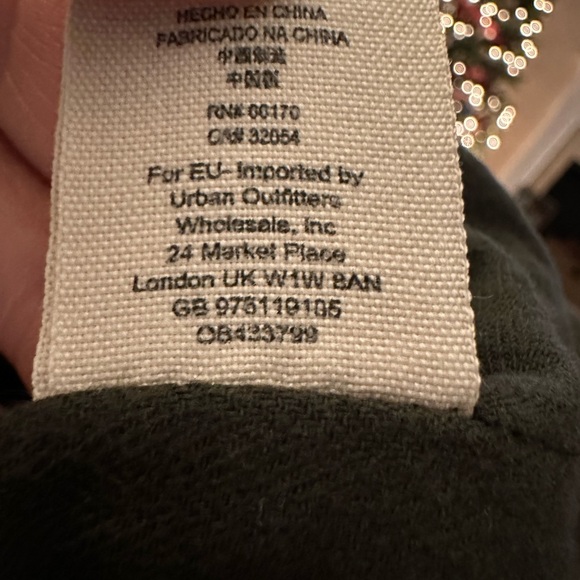 Free People Brushed Cotton Long Duster Belted Coat Medium Olive Green Heavy - Picture 12 of 16